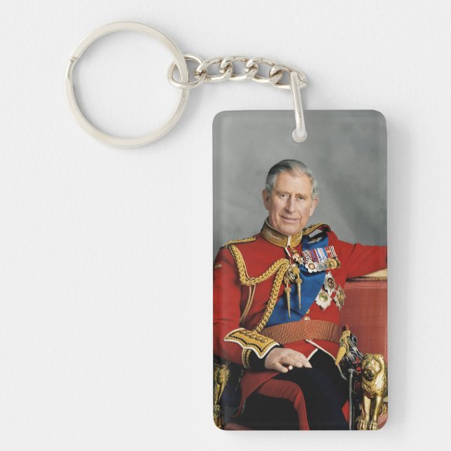 Porte-clefs Roi Charles III  (Devant)