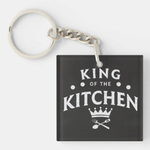 Porte-clefs Roi de la Couronne de Cuisine – Nourriture drôle B