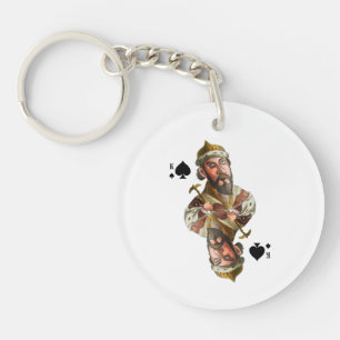 Porte-clefs Roi des pique