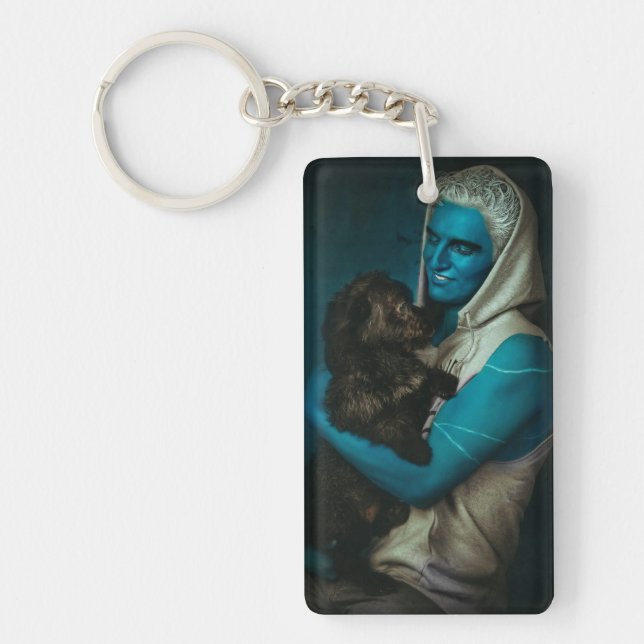 Porte-clefs Roi du monde noir (Devant)