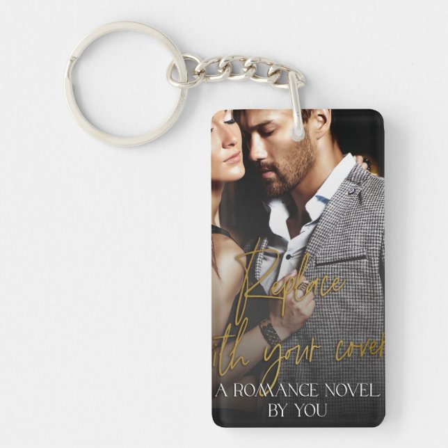 Porte-clefs Romance Book Cover & Quote Author Swag (Devant)