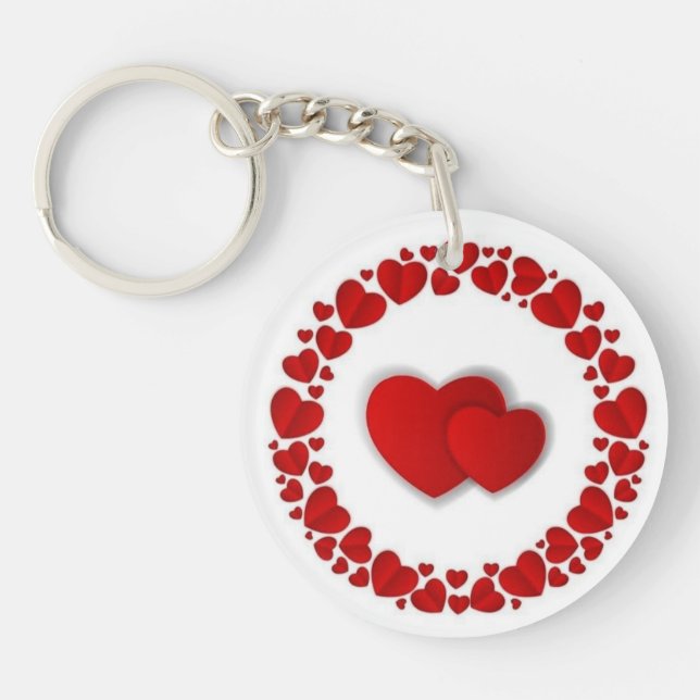 Porte-clefs Rond (une face) (Devant)