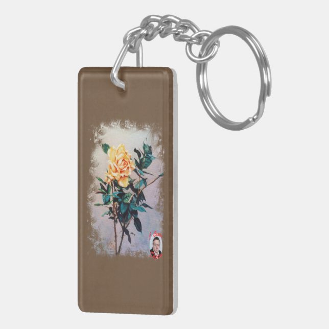 Porte-clefs Rosa/Rose (Dos droit)