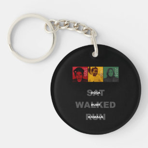 Porte-clefs Rosa Sat Ruby Marche Kamala Run