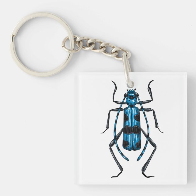 Porte-clefs Rosalia Alpina (Devant)