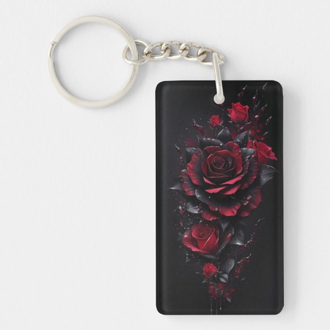 Porte-clefs Rose (Devant)