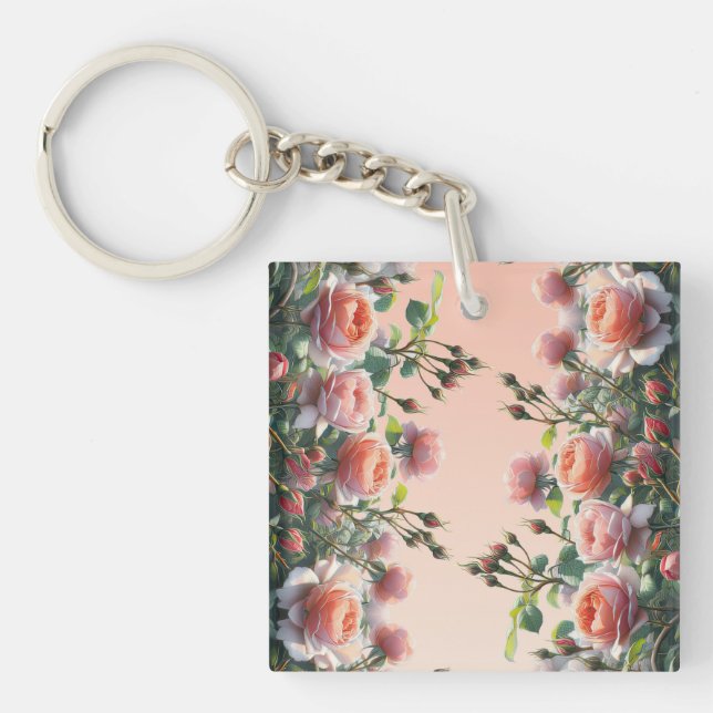 Porte-clefs Rose Escalade (Devant)