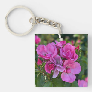 Porte-clefs rose lavande