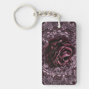 Porte-clefs Rose Mandala