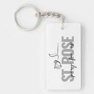 Porte-clefs Rose Porte - clé