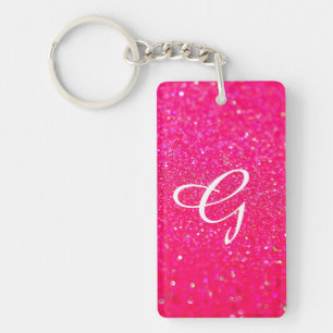 Porte-clefs Rose Porte - clé brillant