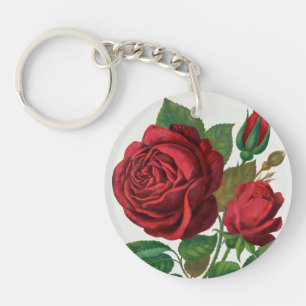 Porte-clefs Rose Print Rochester Lithographing and Printing Co