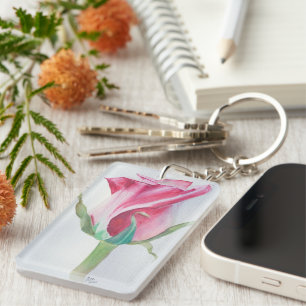 Porte-clefs Rose/Queen Porte - clé acrylique double face