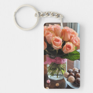 Porte-clefs Rose rose Porte - clé personnalisé