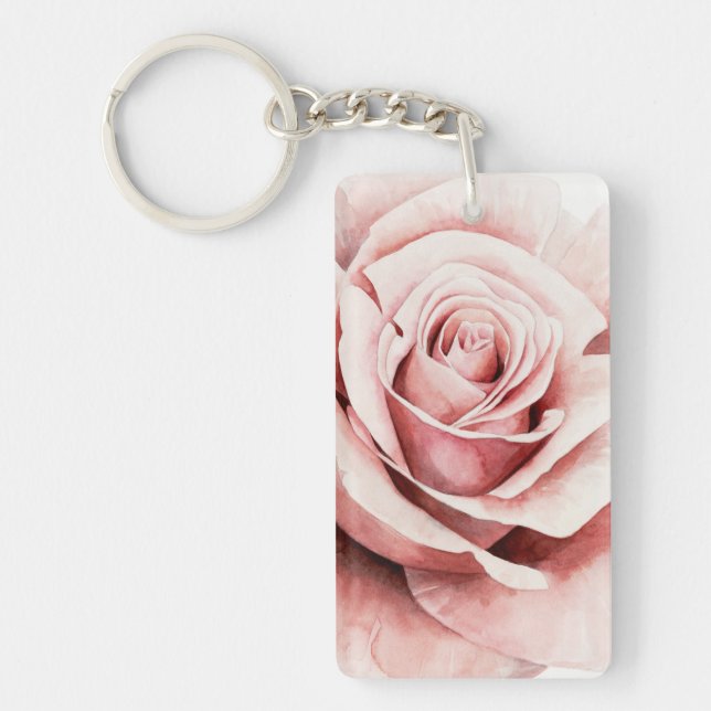 Porte-clefs Rose rose rose (Devant)