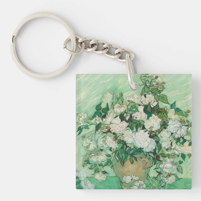 Porte-clefs Roses - Bouquet de fleurs (Devant)