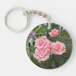 Porte-clefs Roses roses