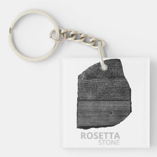 Porte-clefs Rosetta Stone pharaon langues d'interprétation clé