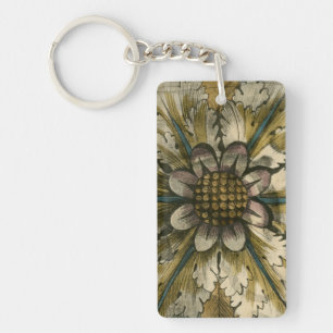 Porte-clefs Rosette décorative de Demask sur l'arrière - pla