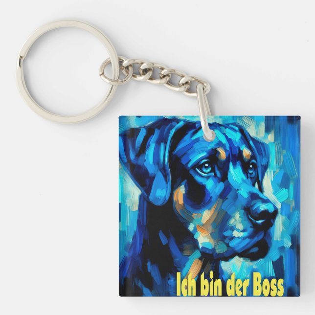 Porte-clefs Rottweiler (Devant)