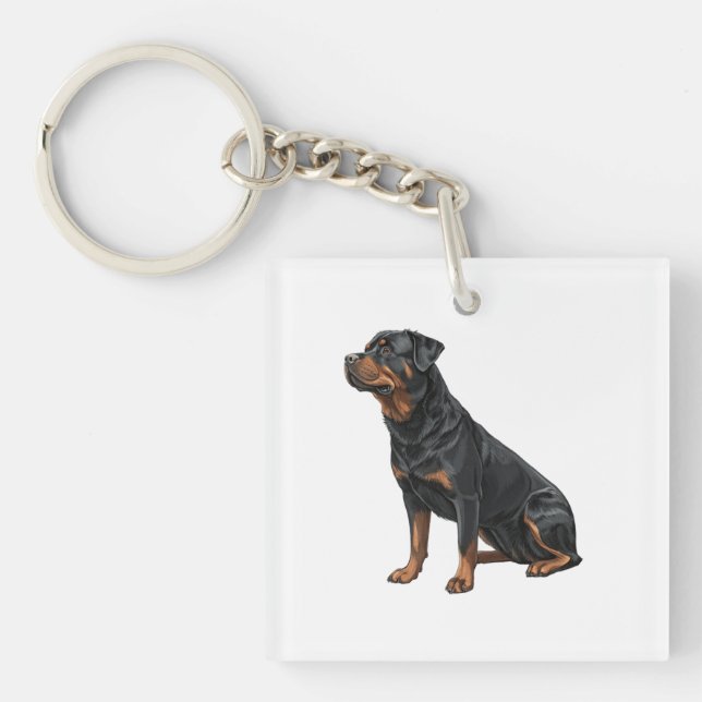 Porte-clefs Rottweiler (Devant)