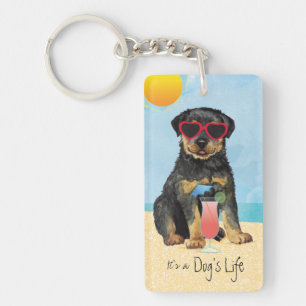 Porte-clefs Rottweiler été