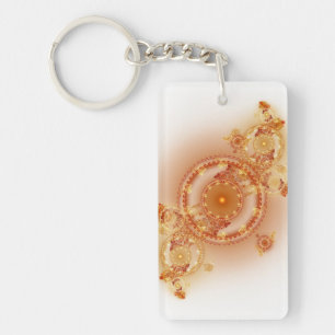 Porte-clefs Rouages I - Porte - clé d'acrylique d'art de
