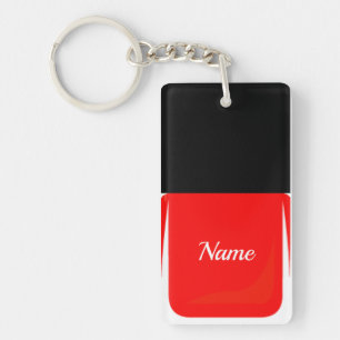 Porte-clefs Rouge de porte - clé de vernis à ongles