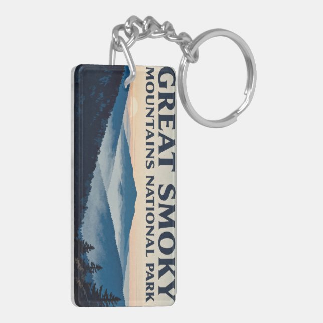 Porte-clefs Route de Trail Ridge Plus haute route goudronnée d (Dos gauche)