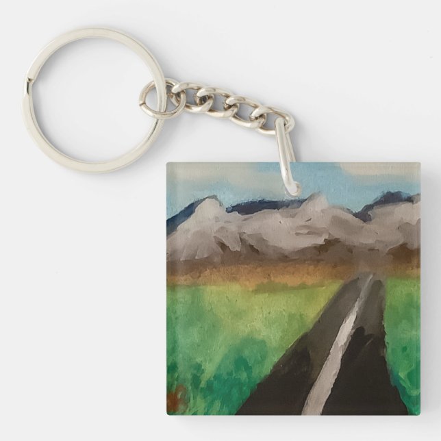 Porte-clefs Route des montagnes (Devant)