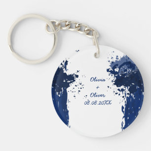 Porte-clefs Royal Blue Porte - clé Wedding Favor
