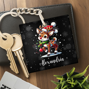 Porte-clefs Rudolph Le Nez Rouge Noël