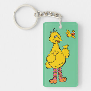 Porte-clefs Rue Sésame Big Bird & Little Bird