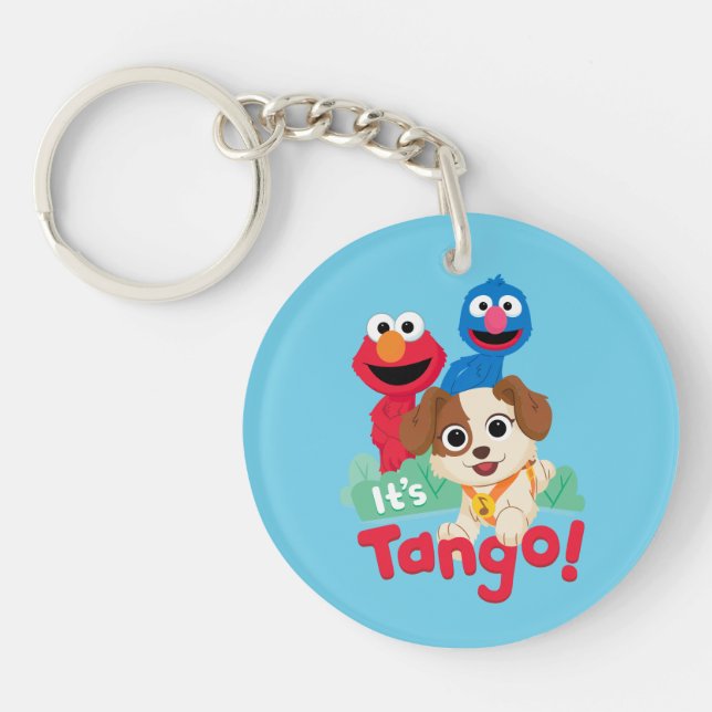 Porte-clefs Rue Sésame | C'est Tango avec Elmo & Grover (Devant)