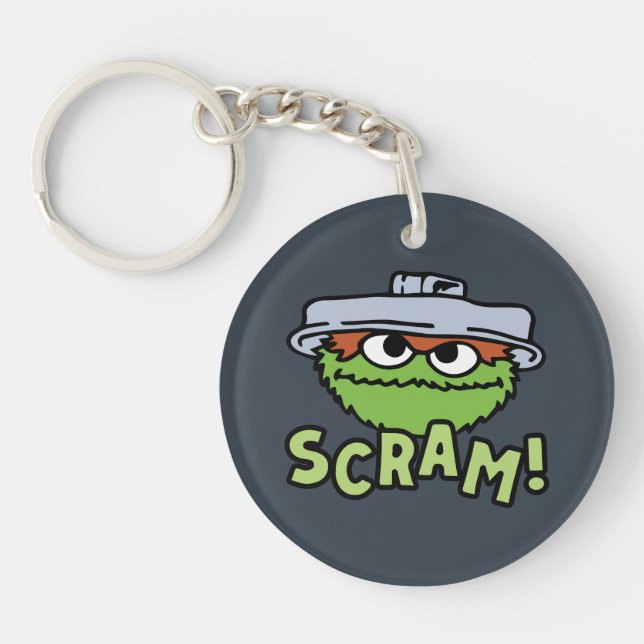 Porte-clefs Rue Sésame | Oscar the Grouch Scram! (Devant)