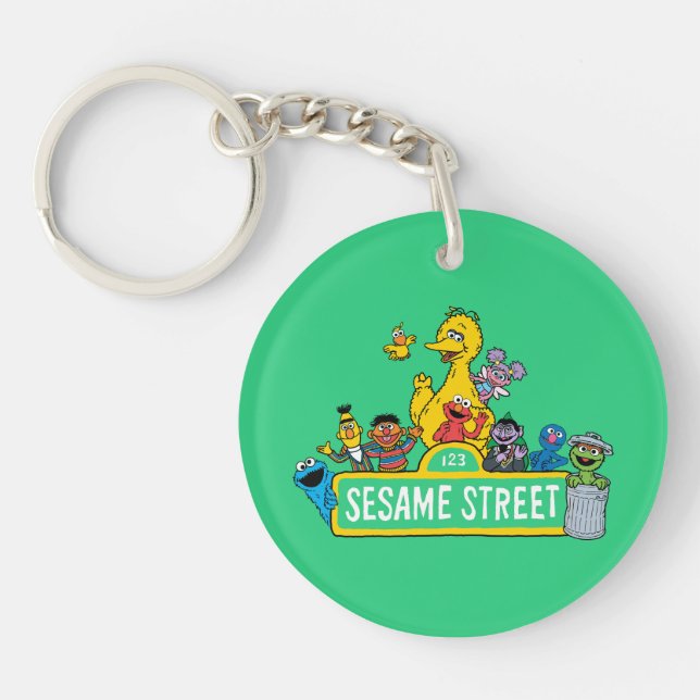 Porte-clefs Rue Sésame | Tout autour de l'enseigne de la rue S (Devant)