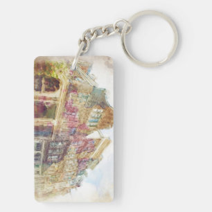 Porte-clefs Rues de vieil Amsterdam
