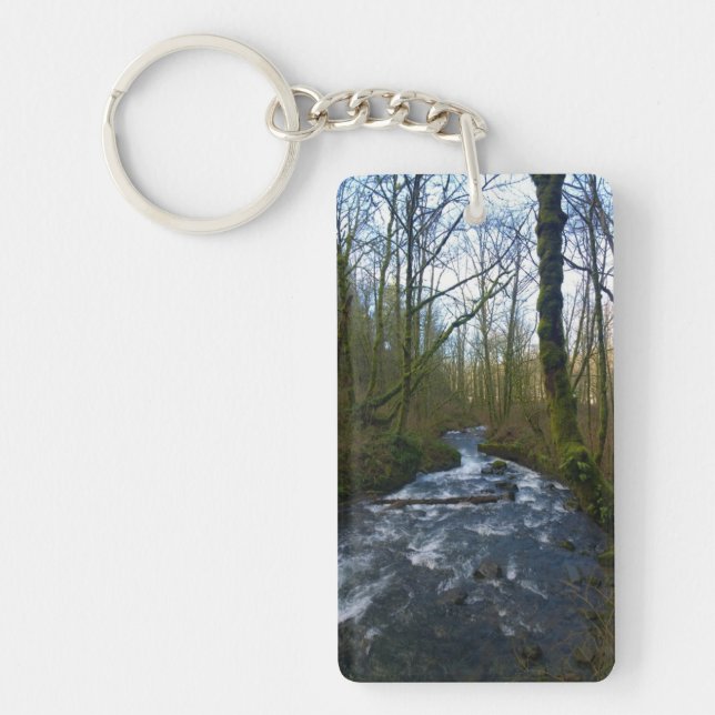 Porte-clefs Running de Bridal Veil Falls, Oregon (Devant)