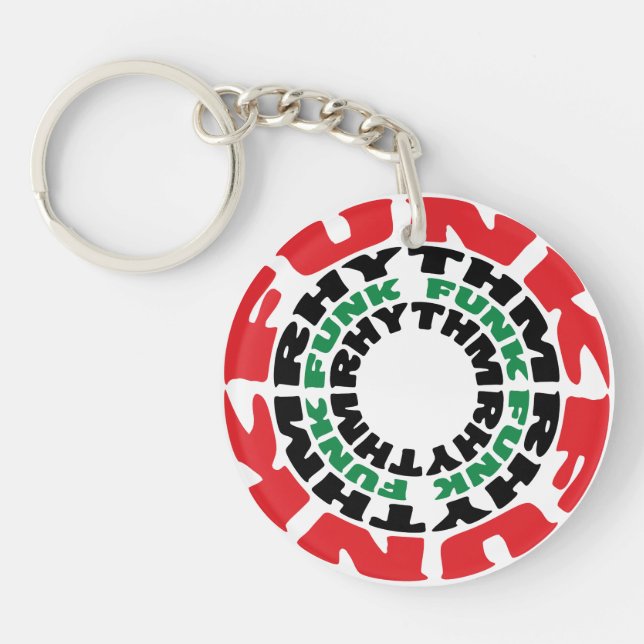 Porte-clefs Rythme funk Funk Rhythme funk (Devant)