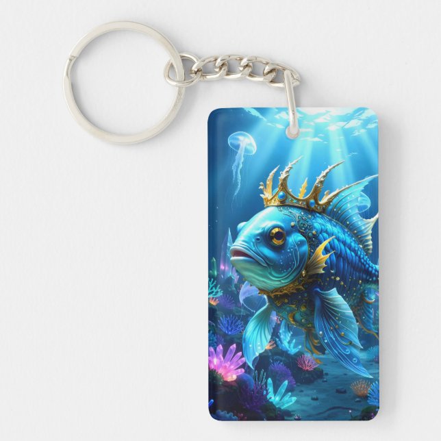 Porte-clefs Sa Majesté le Poisson  (Devant)