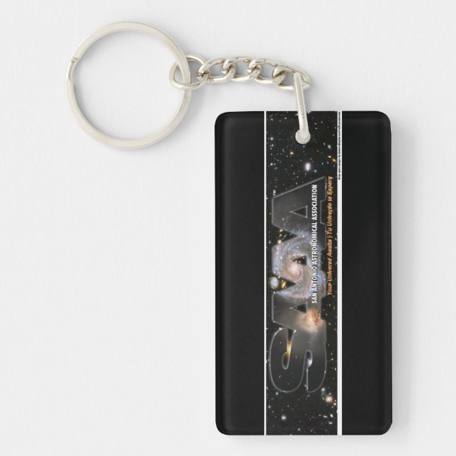 Porte-clefs SAAA rectangle key chain (Devant)