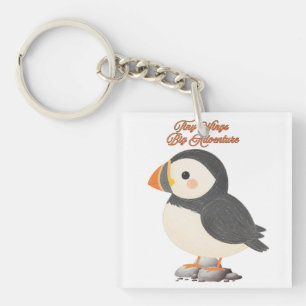 Porte-clefs Sac fourre-tout macareux
