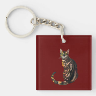 Porte-clefs Sac fourre-tout T-shirt chat du Bengale