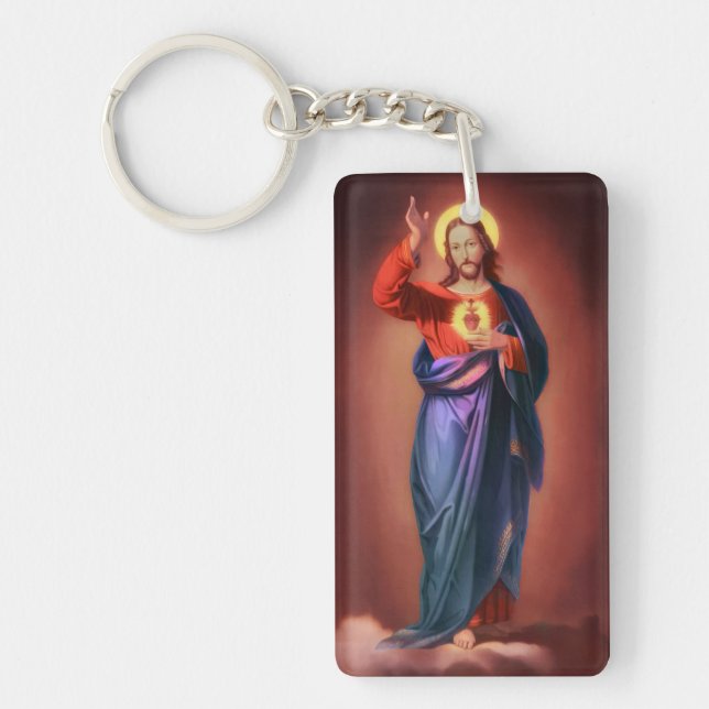 Porte-clefs Sacré Coeur de Jésus-Christ (Devant)