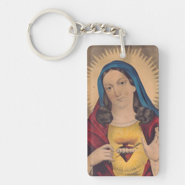 Porte-clefs Sacré-Cœur de Marie (Devant)
