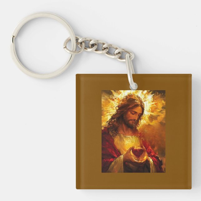 Porte-clefs Sacred Heart of Jesus  (Devant)