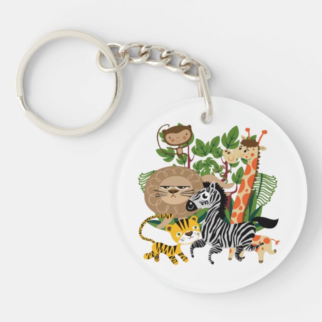Porte-clefs Safari animal (Devant)