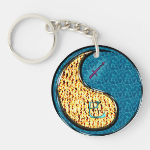 Porte-clefs Sagittaire et Serpent d'eau