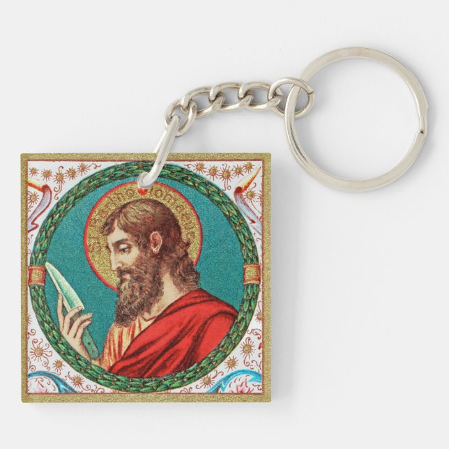 Porte-clefs Saint Bartholomée l'Apôtre (JMAS 03) (Dos)