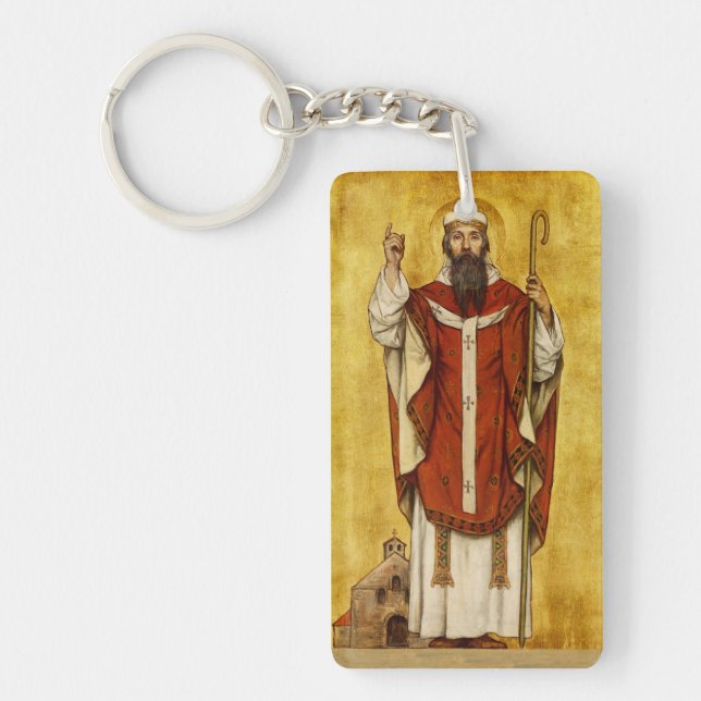 Porte-clefs Saint Boniface de Mayence - Patron des éducateurs (Devant)